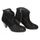 BOTTINES FEMME CUIR NOIR SUEDE MARQUE BOCAGE T 37