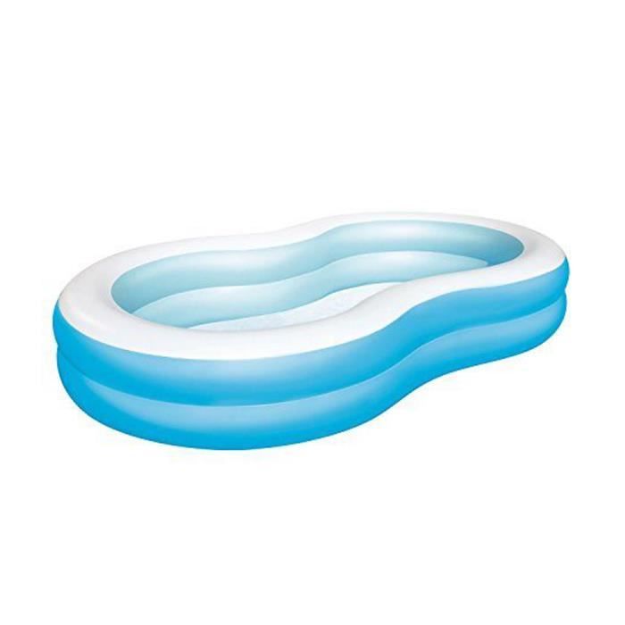BESTWAY Piscine familiale Big Lagoon De Luxe - 262 x 157 x 46 cm
