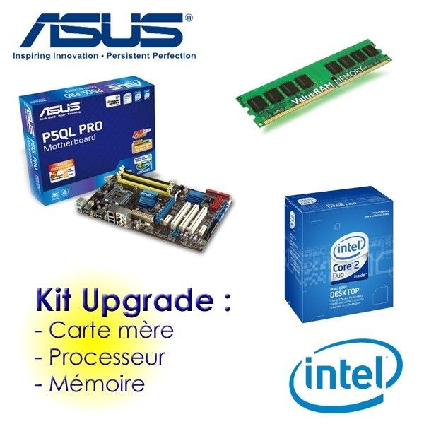 Kit dévolution Intel Core 2 Duo   Achat / Vente PACK COMPOSANT Kit d