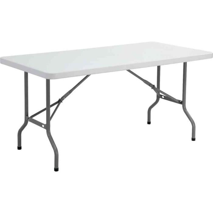 Table pliante en plastique