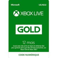 ABONNEMENT Abonnement Xbox Live 12 mois à télécharger ABONNEMENT Abonnement Xbox Live 12 mois à télécharger