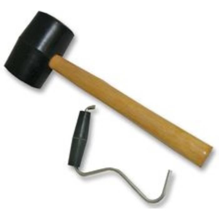 HIGHLANDER Maillet en caoutchouc et Extracteur