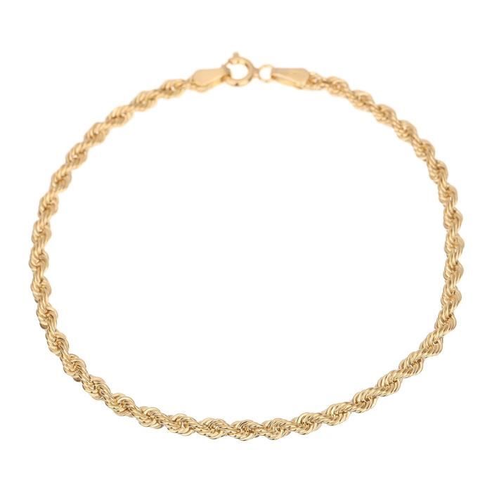 Les Bijoux d'Emma - Bracelet en Maille Corde - OR 9CT