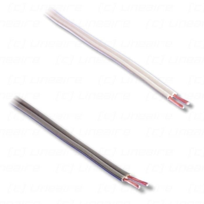 LINEAIRE CHP15b-25 Câble haut parleur 2 x 1,5mm bobine de 25m00