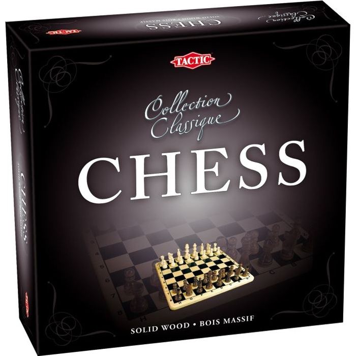 Coffret Echecs En Bois