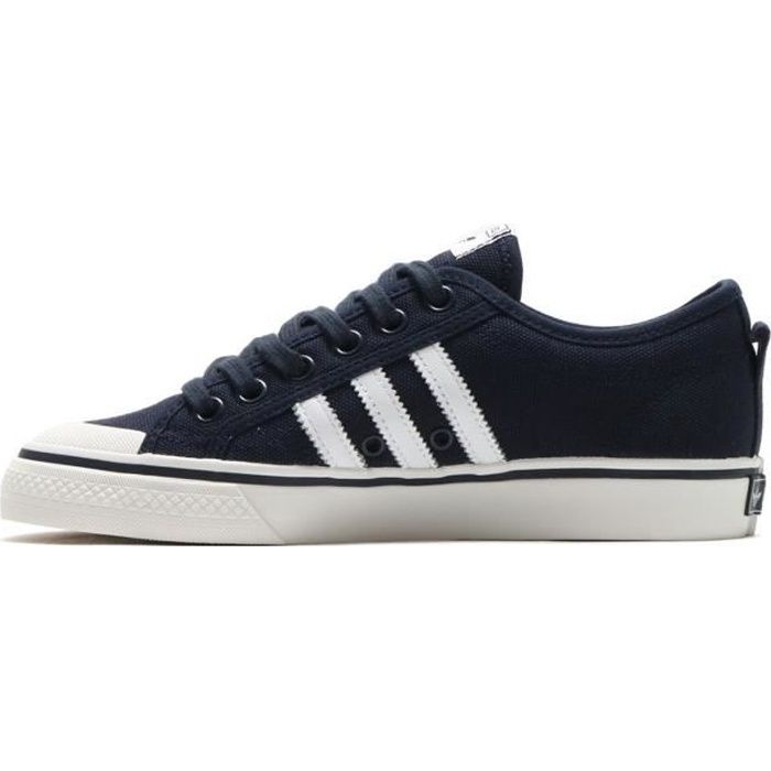 Basket adidas Originals Nizza Low - BZ0499 Bleu Bleu - Achat / Vente ... Basket adidas Originals Nizza Low - BZ0499