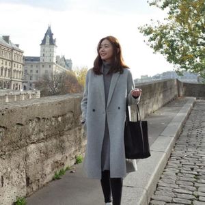 Caban long femme gris Caban long femme gris