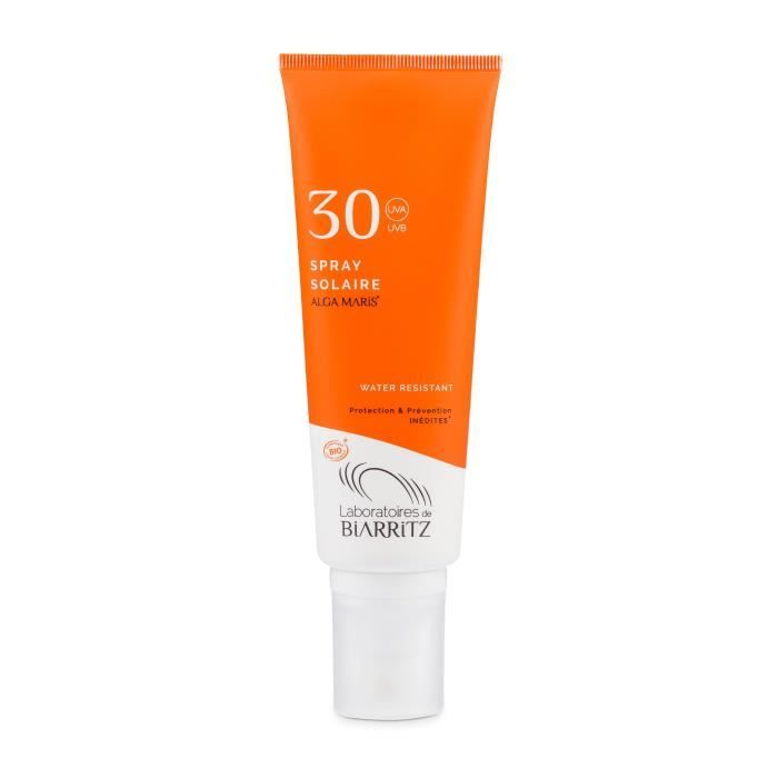 LES LABORATOIRES DE BIARRITZ Spray solaire Alga Maris SPF30 Bio - 125 ml
