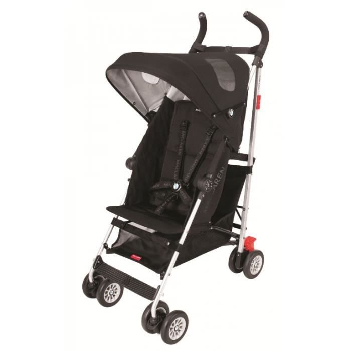 MACLAREN Poussette Canne Triumph BMW Buggy Noire
