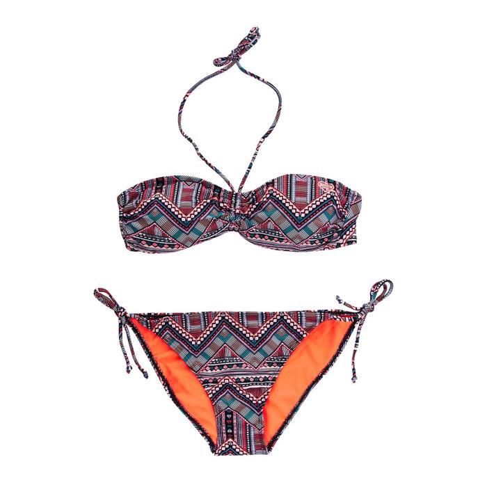 FREEGUN - Maillot De Bain 2 Pièces Miss Freegun Motifs Géométriques pour Femme