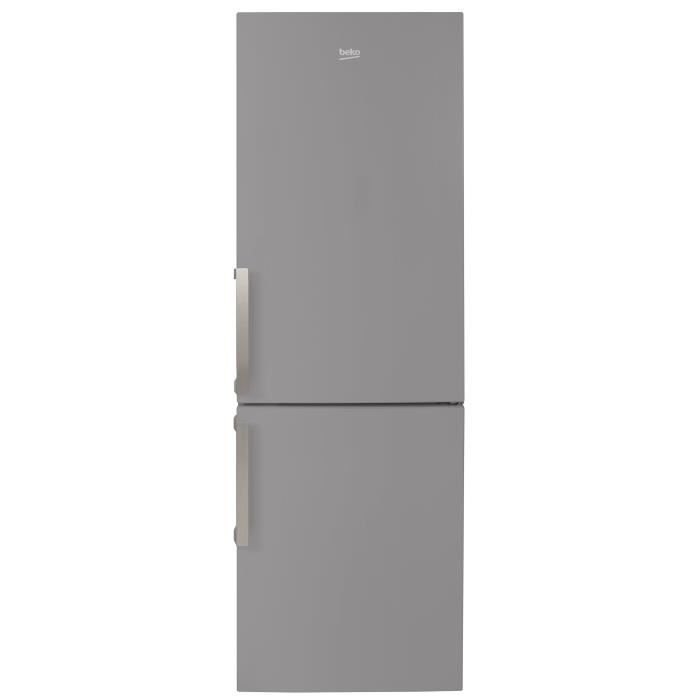 BEKO RCSA365K21S Réfrigérateur combiné-346L (233L + 113L)-froid brassé / froid statique-A+-L59,5 x H185,3cm-Silver