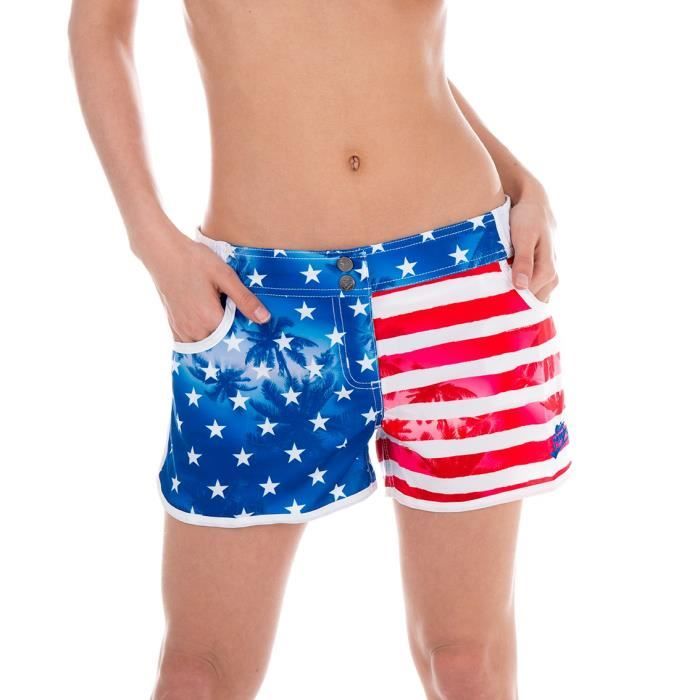 FREEGUN Short de bain - Femme - USA