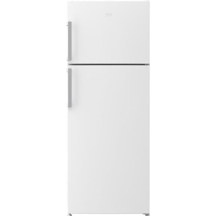 BEKO RDSE465K21W - Réfrigérateur congélateur haut - 437L (322+115) - Froid brassé - A+ - L 70cm x H 185cm - Blanc