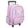 BELLA SARA Sac à Dos Borne Scolaire à Roulettes -