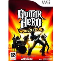 JEUX WII GUITAR HERO WORLD TOUR JEU SEUL / JEU NINTENDO Wii JEUX WII GUITAR HERO WORLD TOUR JEU SEUL / JEU NINTENDO Wii