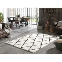 TAPIS ASMA Tapis de salon Shaggy - Style berbère - 150 x TAPIS ASMA Tapis de salon Shaggy - Style berbère - 150 x