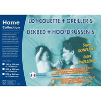 PACK LINGE DE LIT Pack Couette Caline 220x240 cm + 2 oreillers 60x60 PACK LINGE DE LIT Pack Couette Caline 220x240 cm + 2 oreillers 60x60