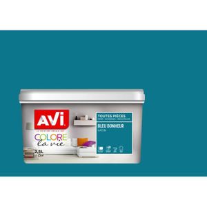 Ripolin Peinture Murale Toutes Pièces Ripolin Bleu Madura Satin