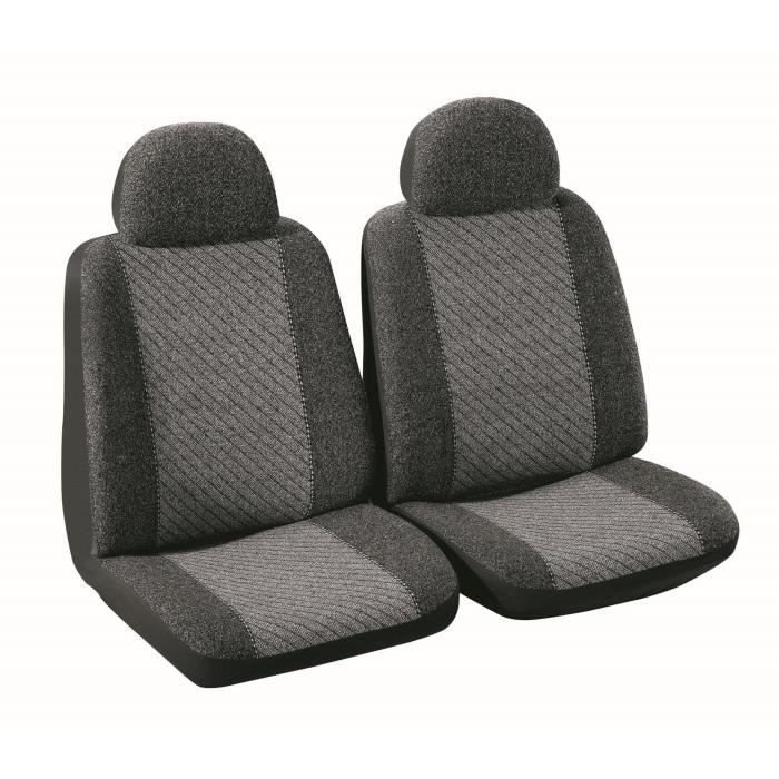 DBS Housses pour 2 sièges avant - Universelle - Tissu tweed