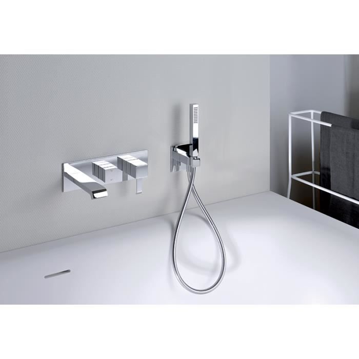 bain douche encastré QUADRI 2 sorties sans mécanisme CRISTINA