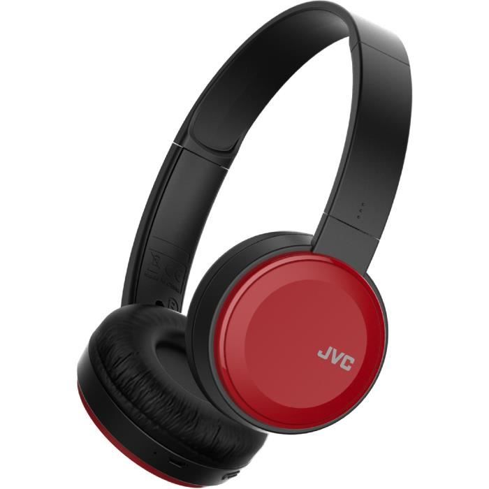 Jvchas30btre Casque Bluetooth Sans Fil Rouge Casque écouteurs