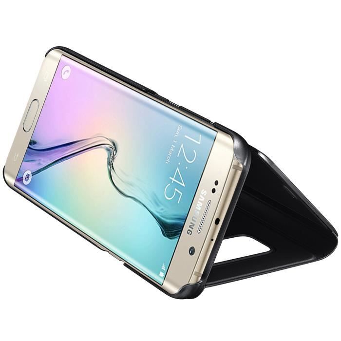 coque galaxy s6 edge clear view coque galaxy s6 edge clear view