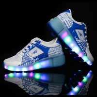 BASKET Unisexe Homme Femme USB Charge LED Lumière Lumi... BASKET Unisexe Homme Femme USB Charge LED Lumière Lumi...