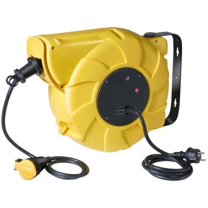 BRENNENSTUHL Enrouleur automatique 12m + 1,5m H07RN-F 3G2.5 IP44