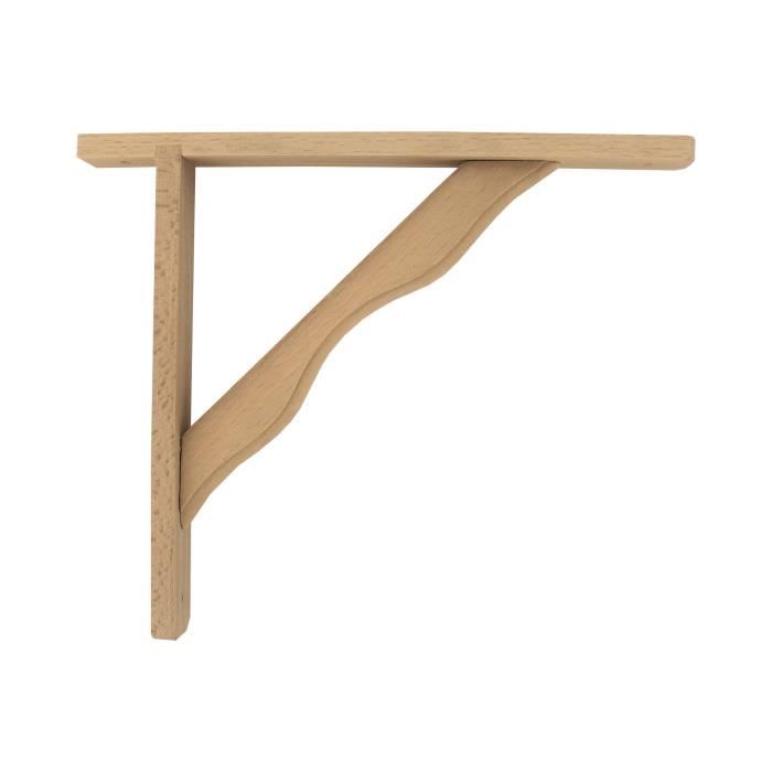 Console renforcée - 230 x 280 mm - Bois