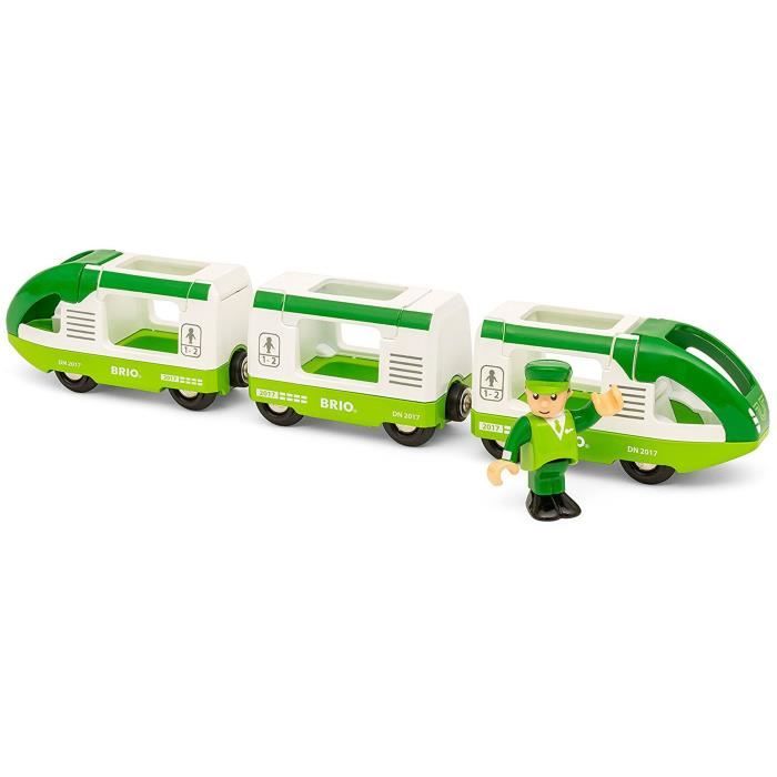 BRIO World - 33622 - Train De Voyageur Vert - Jouet en bois