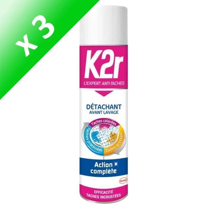 K2R Detachant avant lavage - (Lot de 3x 400 ml)