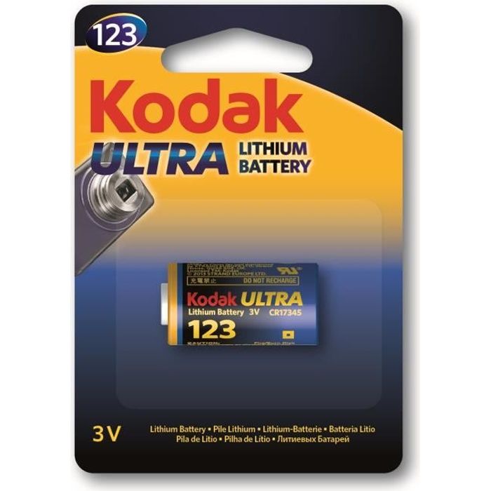 KODAK Pile lithium ULTRA CR17345/123L - 3V