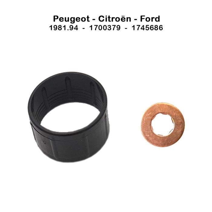 Kit Bride D'Injecteur + Joints + Vis + Bagues + Pions Pour Peugeot/Citroën 1.6 HDI Siemens - Neuf