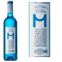 Apéritif à base de vin Vin bleu Alcantara BIO Chardonnay origine Espagne Apéritif à base de vin Vin bleu Alcantara BIO Chardonnay origine Espagne