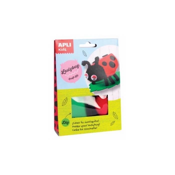 APLI Boite kit créatif coccinelle