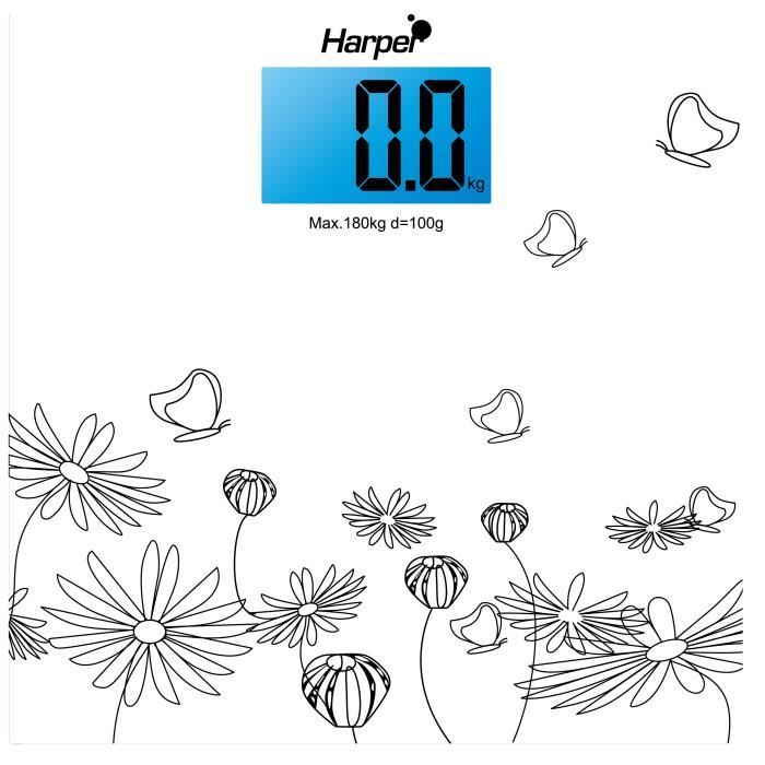 HARPER Pèse personne Hps30 - Blanc