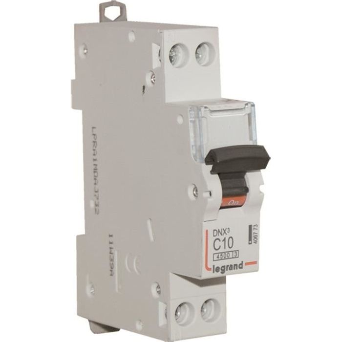 Protec 203010 Disjoncteur protection NF PH+N 10 A