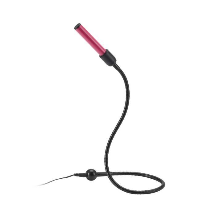 MATHIAS Lampe SNAKE - Laqué fushia - H 25 cm