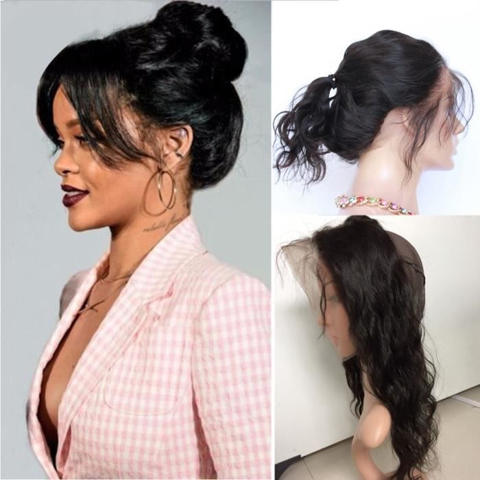 1 piece 360 lace frontal closure evec bonnet perruque Bresilienne 100% cheveux naturel 20 Pouces body wave