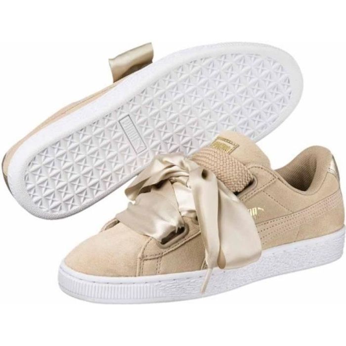 puma heart femme beige puma heart femme beige