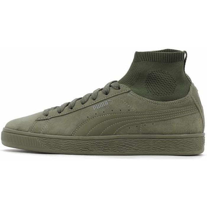 Baskets basket Vente Kaki Sock Puma Classic basses Suede Achat rzgw0qrx8