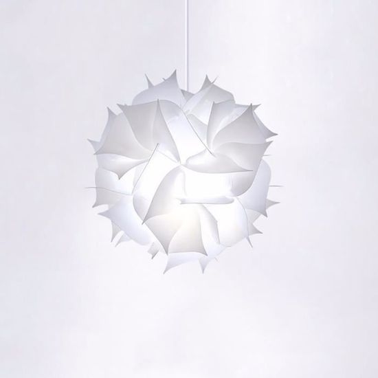 abat-jour puzzle fleur papillon ombre pp lampe pendentif suspendu