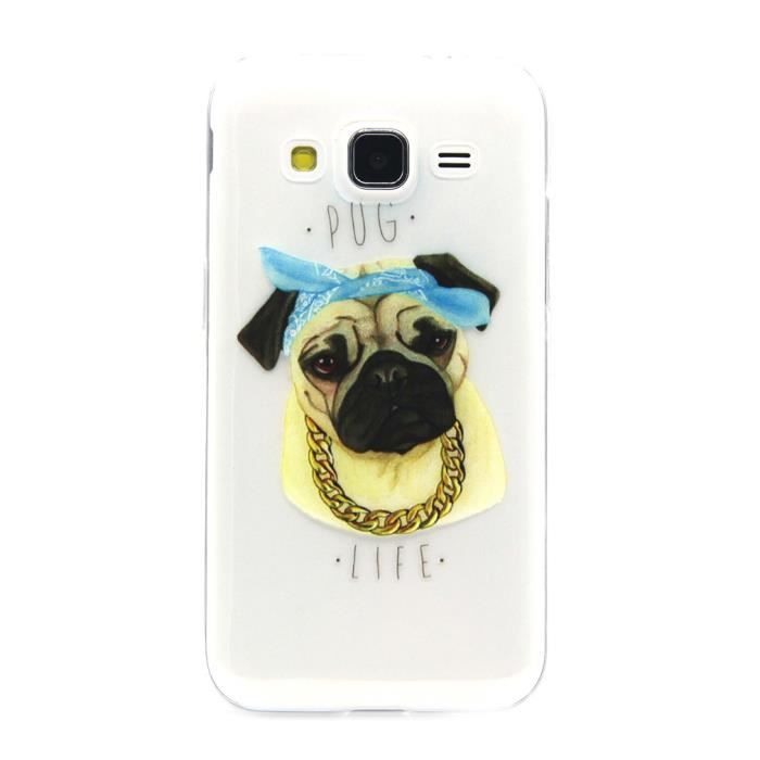 Dessin Animé Chien Bleu Arc Style Soft Silicone Tpu Etui