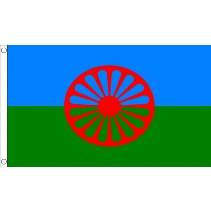 Drapeau Gyspi 150x90cm - Tzigane – gitan Haute … - Prix pas cher ...