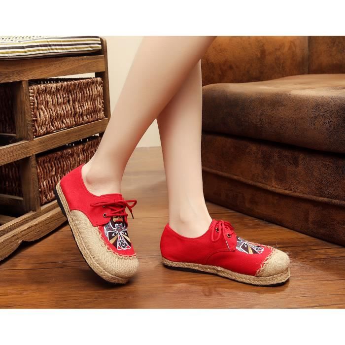 Brodé,l'opéra Basket Chaussures De Dsr099 Pékin Femme Adulte qraxIr