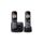PANASONIC téléphone DECT duo noir avec répondeur