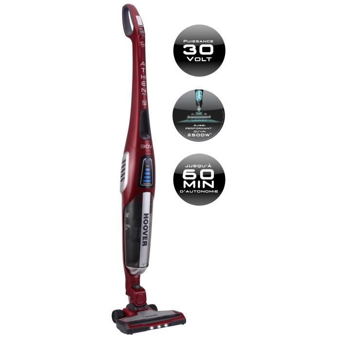 HOOVER ATHV30RM Aspirateur balai sans fil-30V- 60min-électrobrosse led