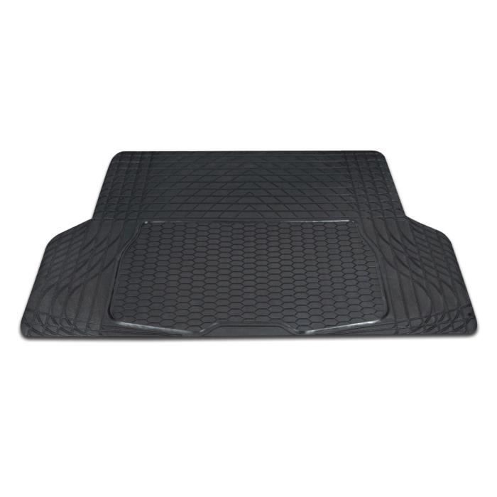 Tapis de coffre luxe - PVC - 109 x 141 cm - Gris