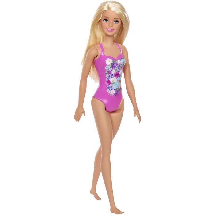 BARBIE - Plage - Maillot de Bain Rose