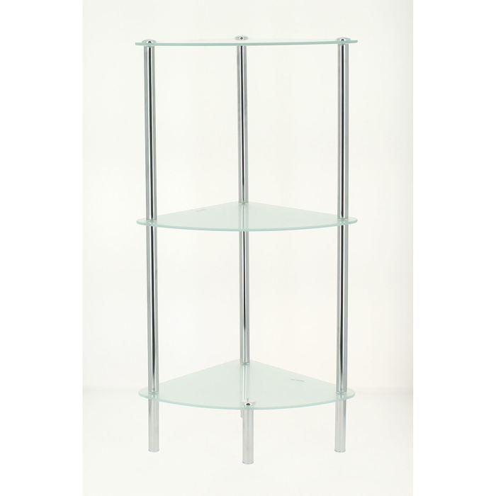 Etagere angle verre - Achat / Vente pas cher